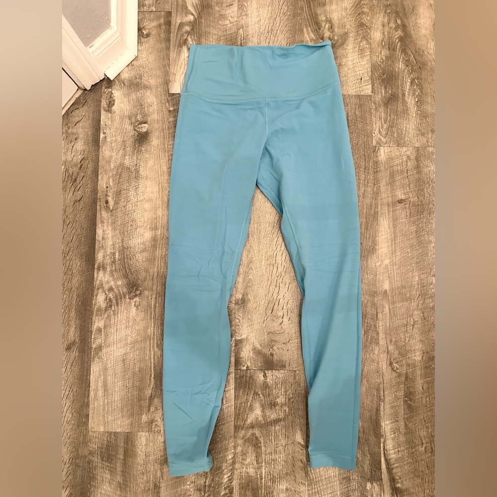 Turquoise align Lululemon leggings worn once